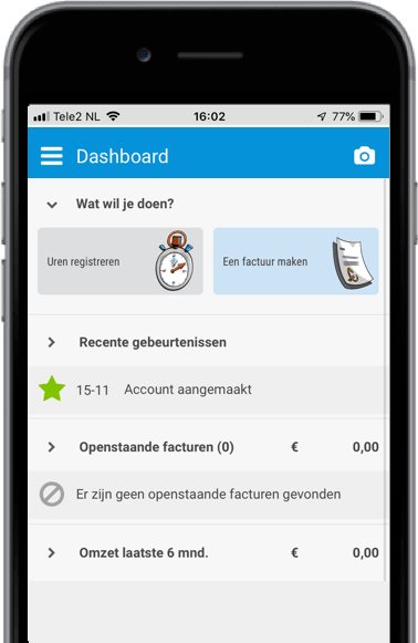 Calculatie op tablet en smartphone
