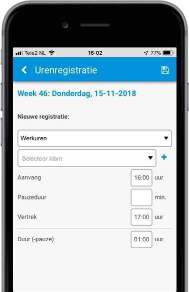 Calculatie op tablet en smartphone