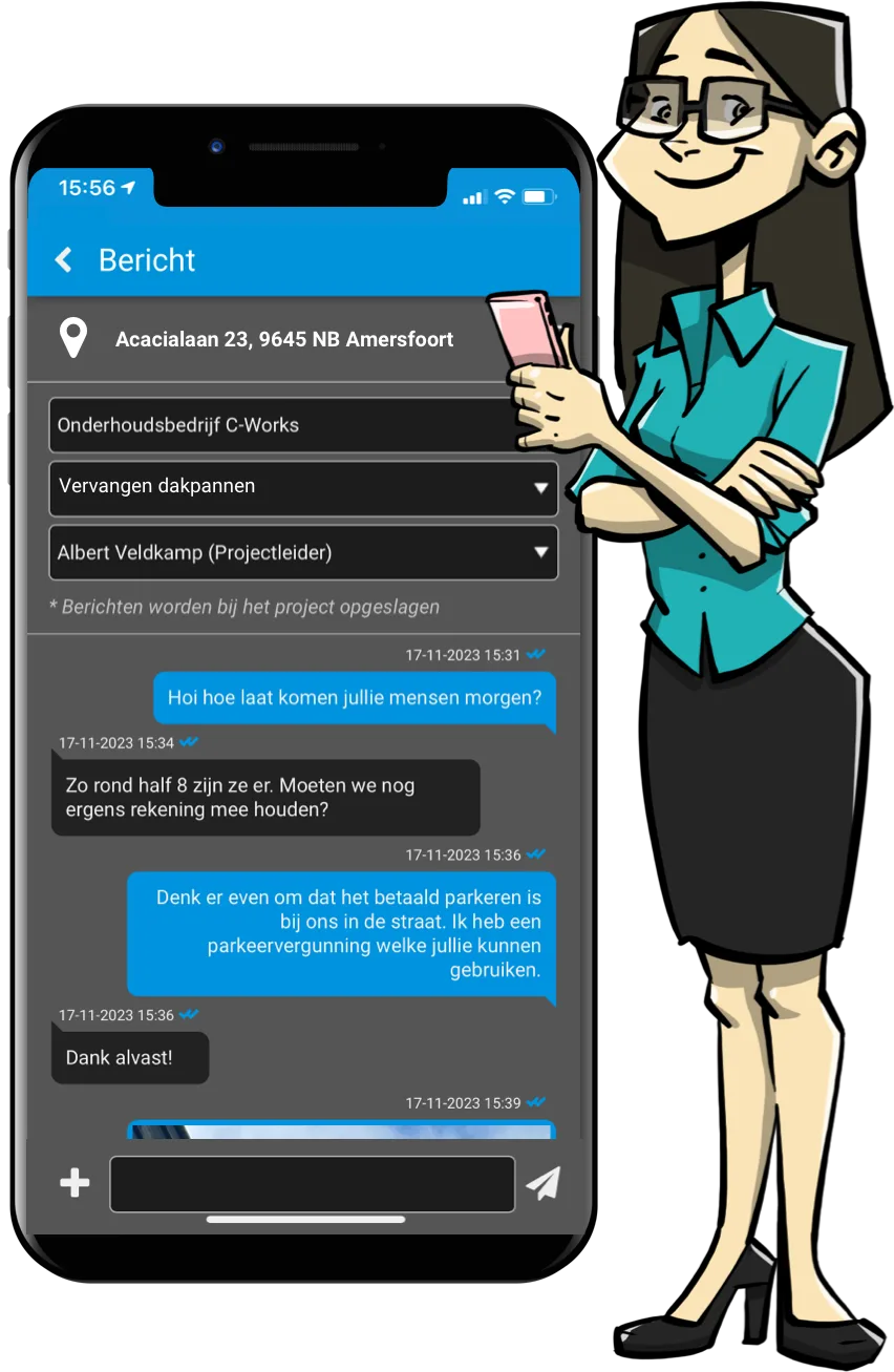 berichten-app