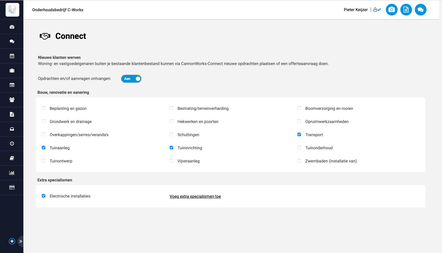 connect-instellingen-cw