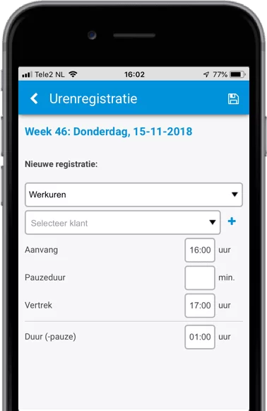 Calculatie op tablet en smartphone