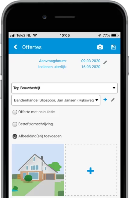 Calculatie op tablet en smartphone